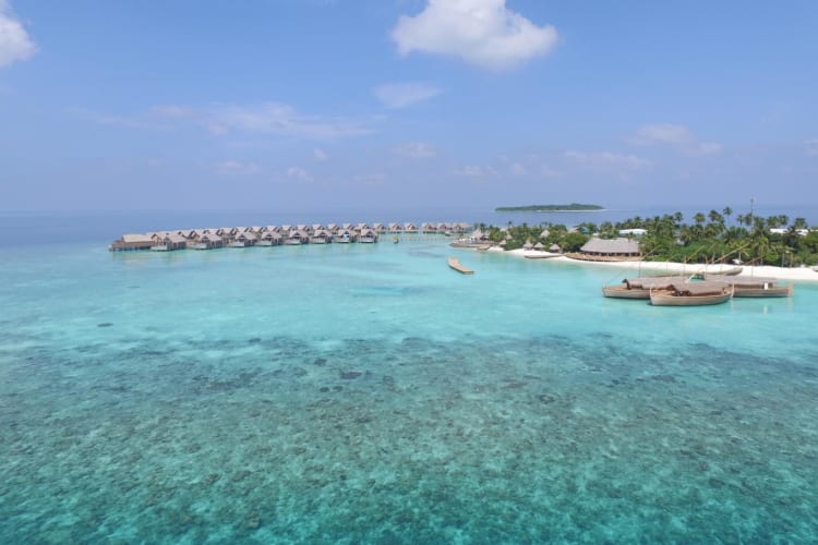 Aerial of the island